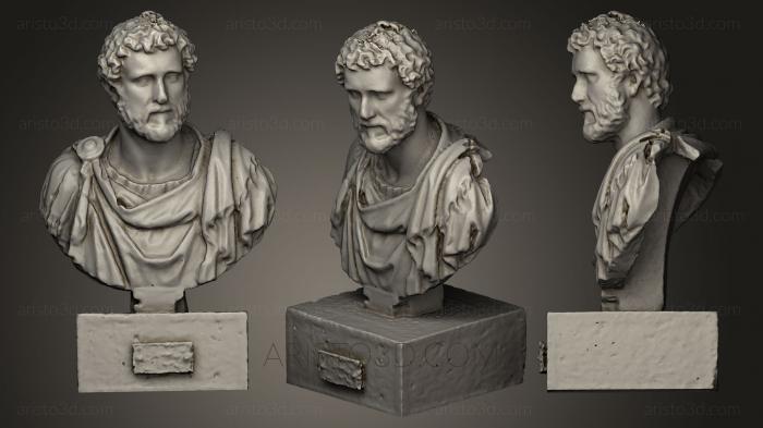 Busts and heads antique and historical (BUSTA_0197) 3D model for CNC machine
